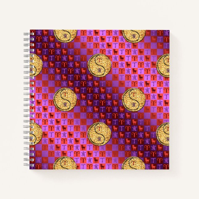 Aries & Fire Boar Notebook (Front)