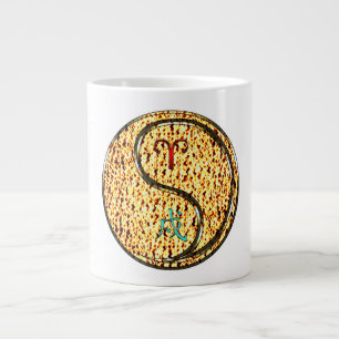 Aries & Fire Dog Large Coffee Mug