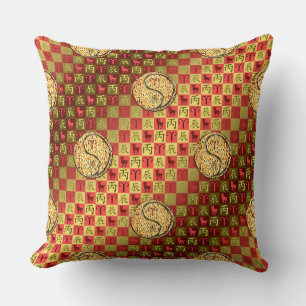 Aries & Fire Dragon Cushion
