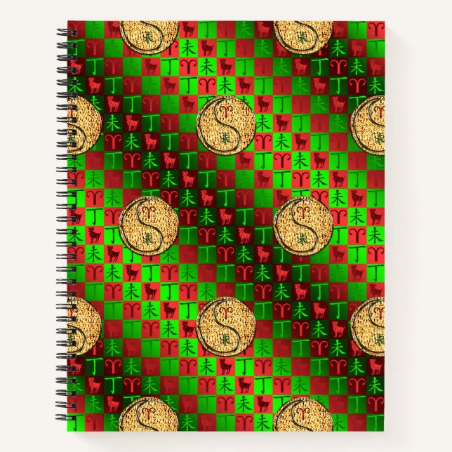 Aries & Fire Goat Notebook (Front)