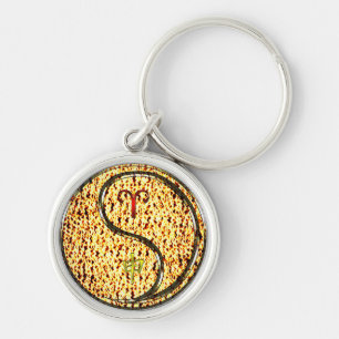 Aries & Fire Monkey Key Ring