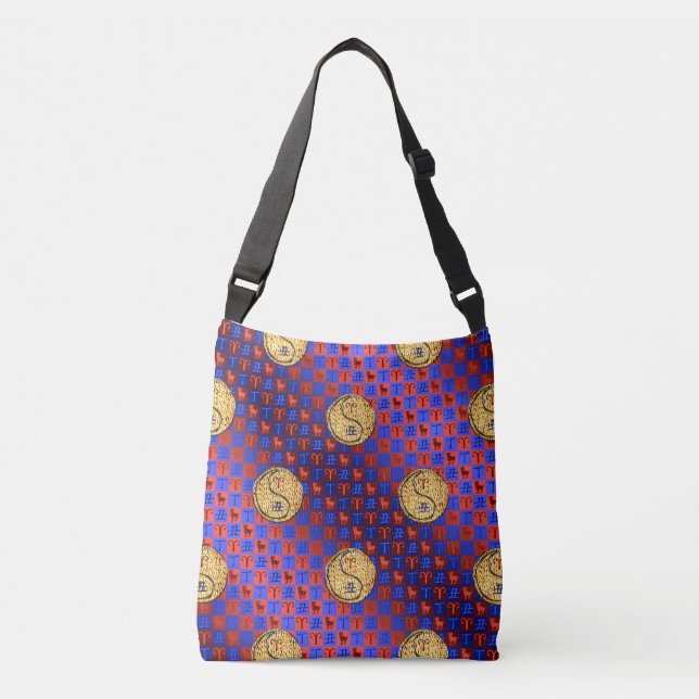 Aries & Fire Ox Crossbody Bag (Front)