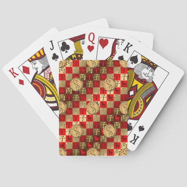 Aries & Fire Rat Playing Cards (Back)