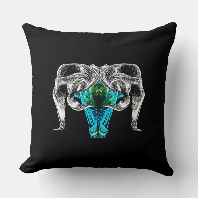 Aries – Fire Within the Stars Cushion (Front)