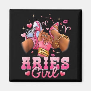 Aries Girl Birthday Queen Women Birthday Girl Magnet