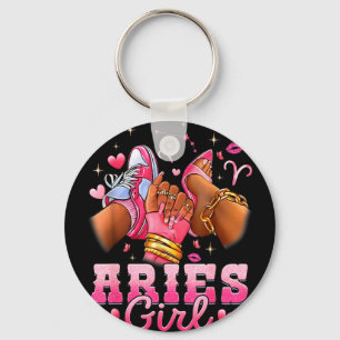 Aries girl birthday queen women birthday girlAries Key Ring
