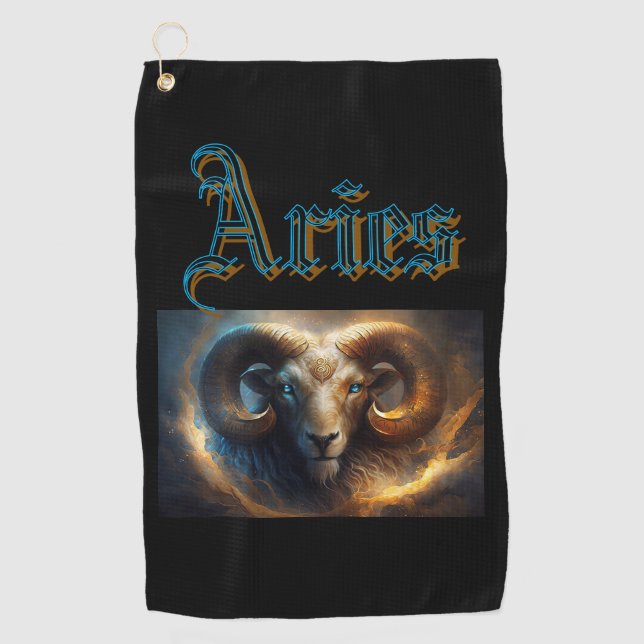 Aries Golf Towel (Front)
