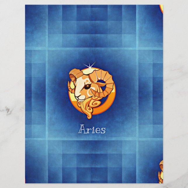 aries horoscope (Front)