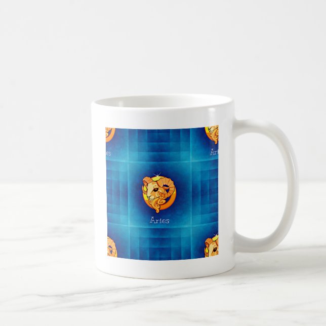 aries horoscope coffee mug (Right)