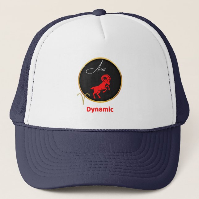 Aries Horoscope  Trucker Hat (Front)