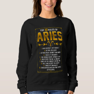 Aries Horoscope Zodiac Facts Traits Rules Astrolog Sweatshirt