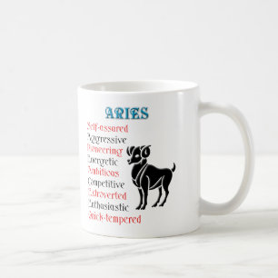 Aries Horoscope Zodiac Sign Coffee Mug