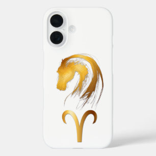 Aries Horse Chinese Western Astrology I Iphone iPhone 16 Case