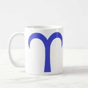 Aries in Blue Coffee Mug