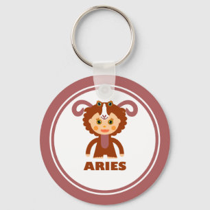 Aries is my Zodiac Sign Key Ring