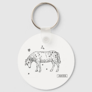 Aries Key Ring