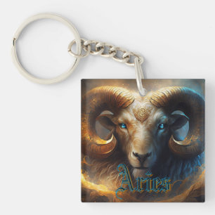 Aries Key Ring