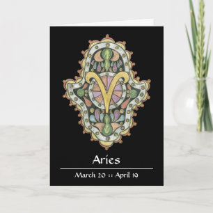 Aries Khamsa Note Card
