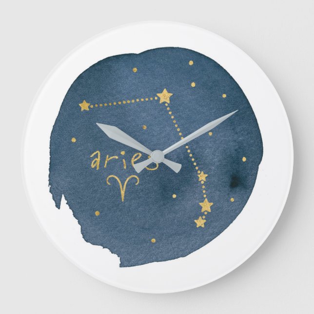 Aries Large Clock (Front)