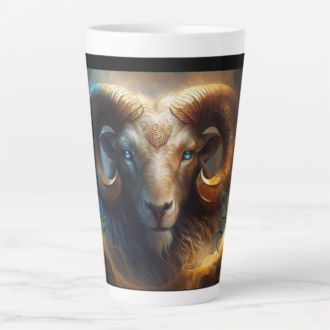 Aries Latte Mug (Front)