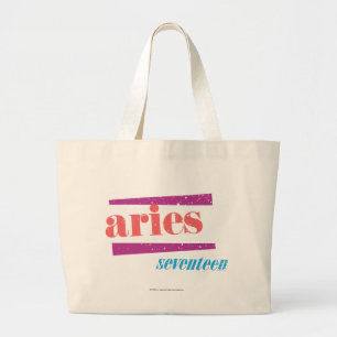 Aries Lt Pink Large Tote Bag