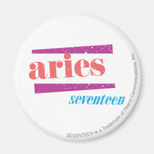 Aries Lt Pink Magnet