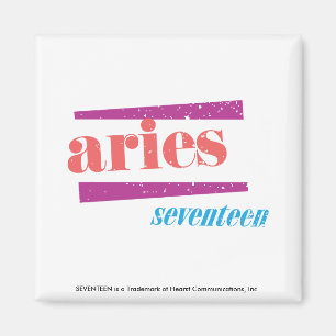Aries Lt Pink Magnet