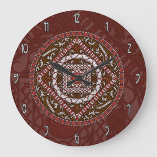 Aries Mandala Clock