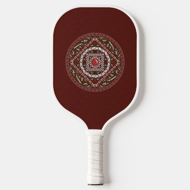 Aries Mandala Pickleball Paddle (Front)