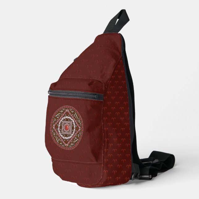 Aries Mandala Sling Bag (Right Corner)