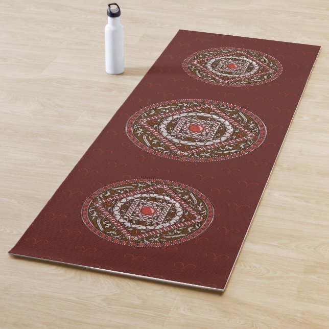 Aries Mandala Yoga Mat (In Situ)