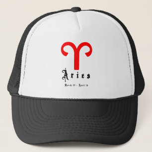 Aries, march 21 -april 19 trucker hat