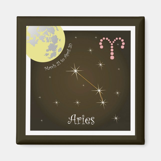 Aries March 21 to April 20 Magnet (Front)