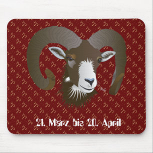 Aries March 21 to April 20 Mauspad Mouse Pad