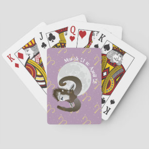 Aries March 21 to April 20 playing cards