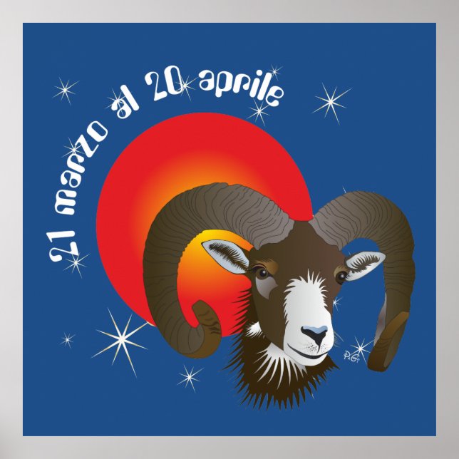 Aries March 21 to April 20 Poster (Front)
