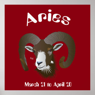 Aries March 21 to April 20 Poster