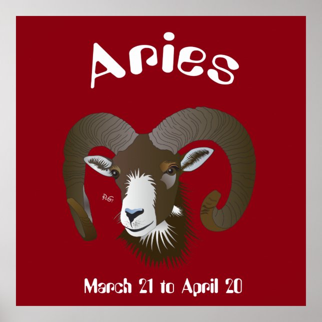Aries March 21 to April 20 Poster (Front)