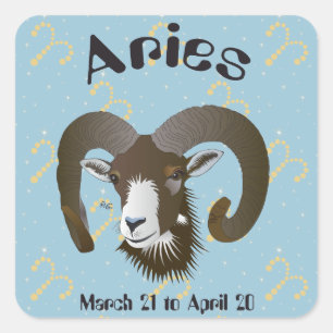 Aries March 21 to April 20 Sticker