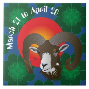 Aries March 21 to April 20 Tile