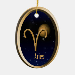 Aries Mars Christmas Ornament
