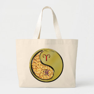 Aries & Metal Boar Large Tote Bag