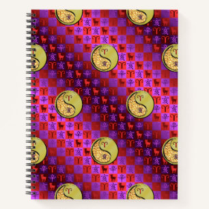 Aries & Metal Boar Notebook