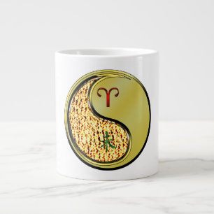 Aries & Metal Goat Large Coffee Mug