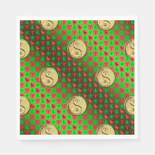 Aries & Metal Goat Napkin