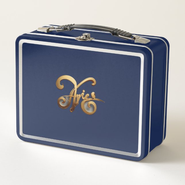 Aries Metal Lunch Box (Front)