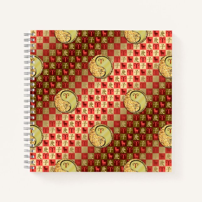 Aries & Metal Rat Notebook (Front)