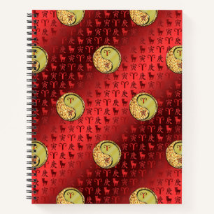 Aries & Metal Tiger Notebook