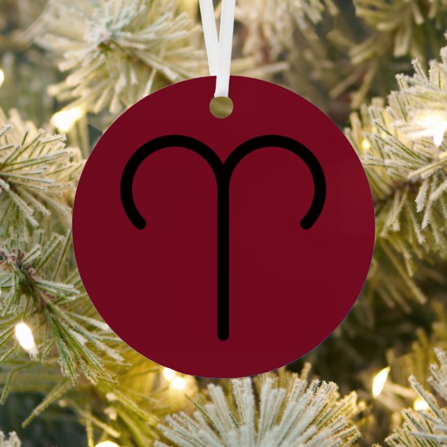 Aries Metal Tree Decoration (Insitu)