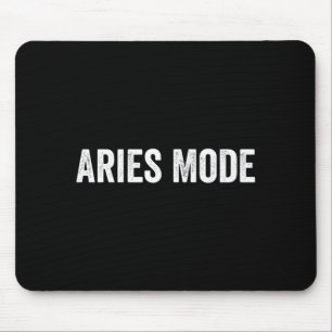 Aries Mode Zodiac Astrology Birthday Horoscope Mouse Pad